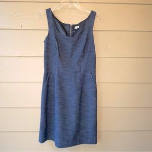 Cremieux Denim dress with Topstitch Details
